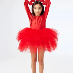 Abito Bambina Tutù Rosso