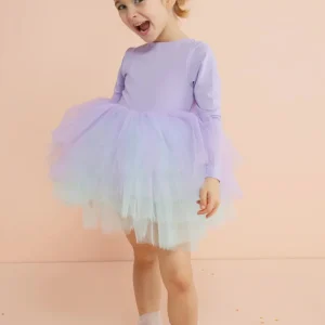 Abito Bambina Tutù Glicine