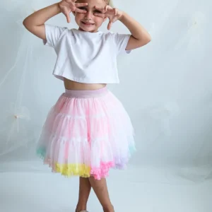 Gonna Bambina Rainbow Rosa