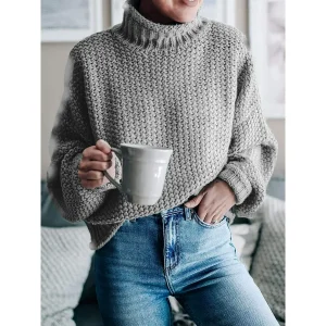 Laura | Maglione lungo lavorato a maglia