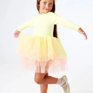 Abito Bambina Tutù Giallo