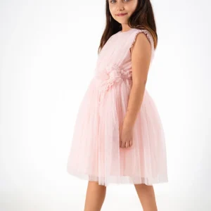Abito Rosa Bambina Romantico Fiore