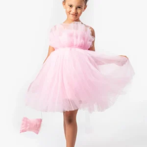 Abito Rosa Bambina Tulle Balloon
