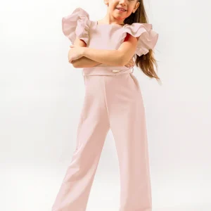 Tuta Intera Nude Bambina Volant