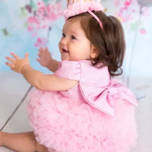 Abito Neonata Palloncino Rosa