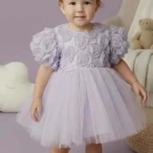 Abito Neonata Rose Glicine