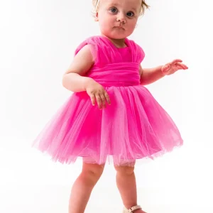 Abito Neonata Butterfly Fucsia