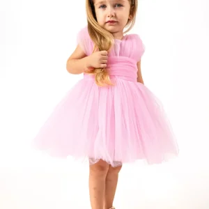 Abito Bambina Butterfly Rosa