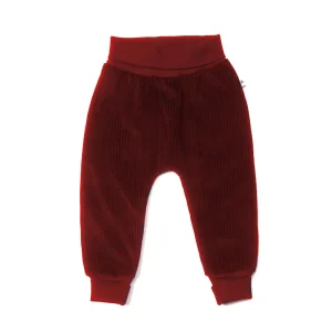 Pantaloni a coste Baby Bordeaux