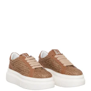 Scarpe Sneakers Tortora Intreccio GIO+