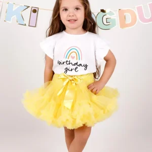 Gonna Tutù Gialla Bambina