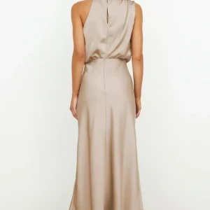 Aleina | Maxi abito con collo alto