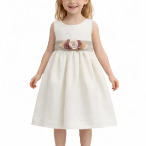 Abito Bambina Provenzale Panna