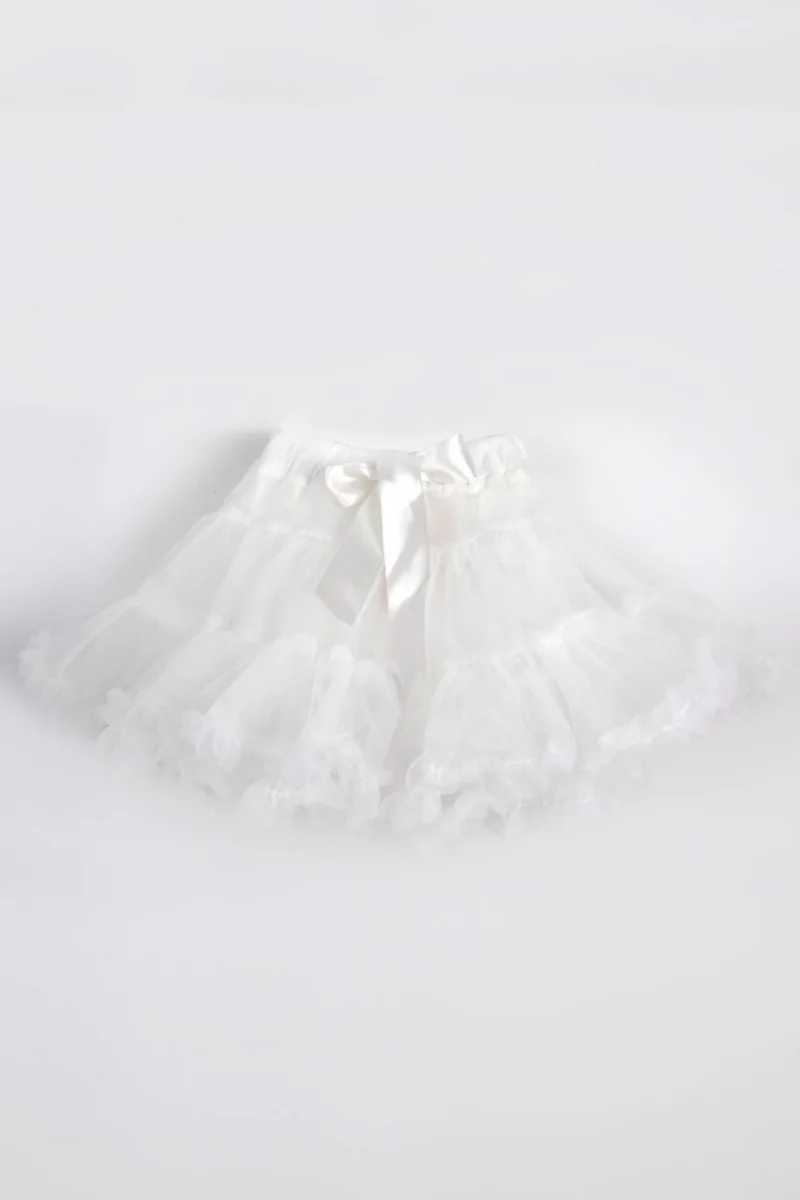 Gonna Tutù Bianca Bambina - immagine 3