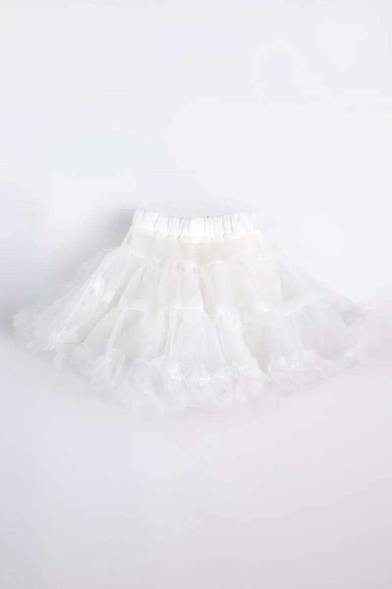 Gonna Tutù Bianca Bambina - immagine 4