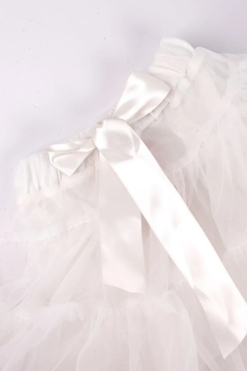 Gonna Tutù Bianca Bambina - immagine 5