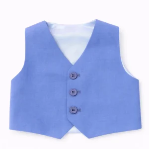 Gilet Battesimo Bimbo Blu Royal