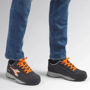 GLOVE MDS LOW S3S BLU SCURO/ARANCIO FLUO