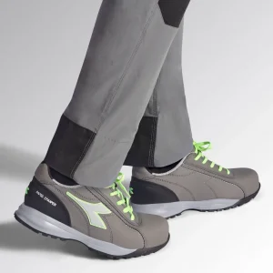 GLOVE MDS LOW S3S GRIGIO CARBONE/VERDE FLUO