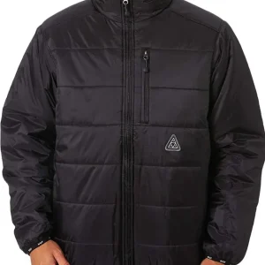 HUF GEODE PUFFY JACKET BLACK