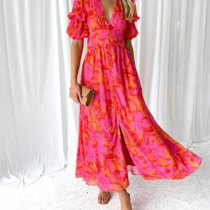 Alana | Maxi abito floreale