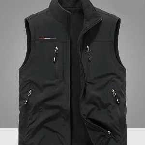 Nicolò | Gilet foderato in pile con tasche multiple