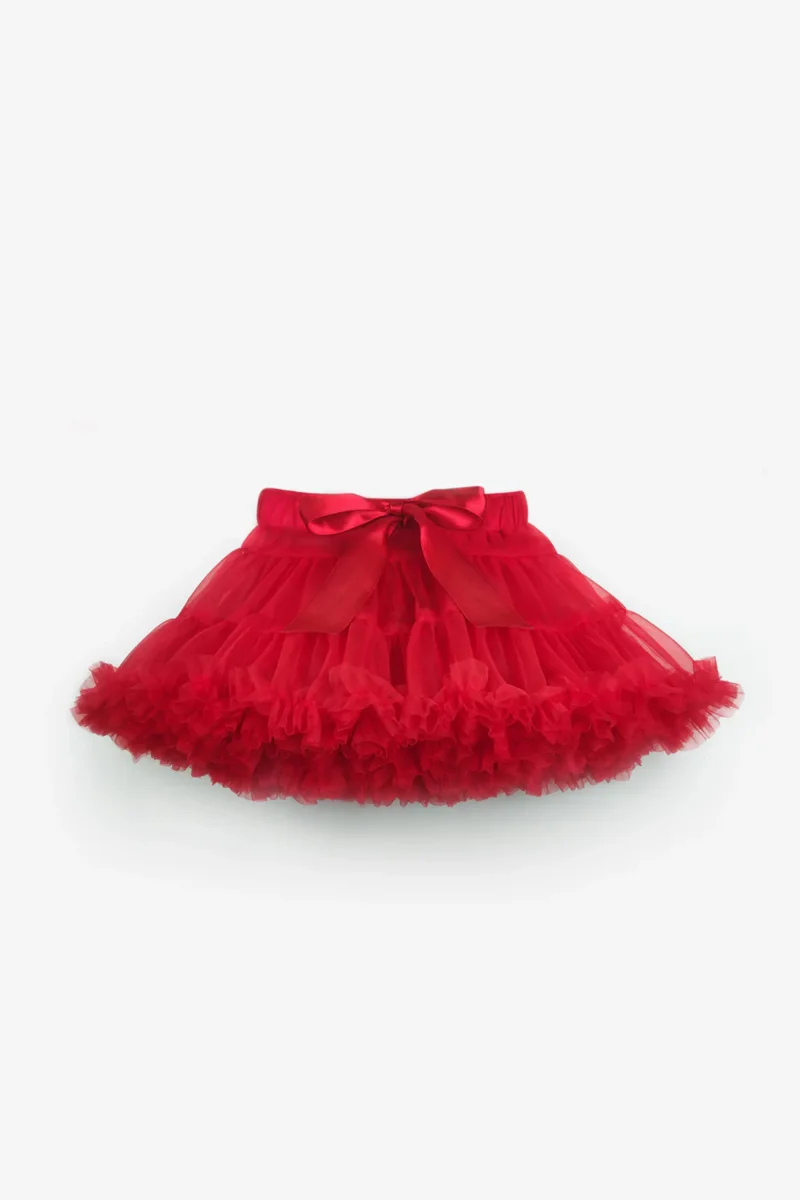 Gonna Tutù Rossa Bambina - immagine 3