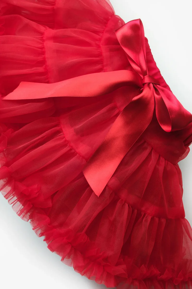 Gonna Tutù Rossa Bambina - immagine 4