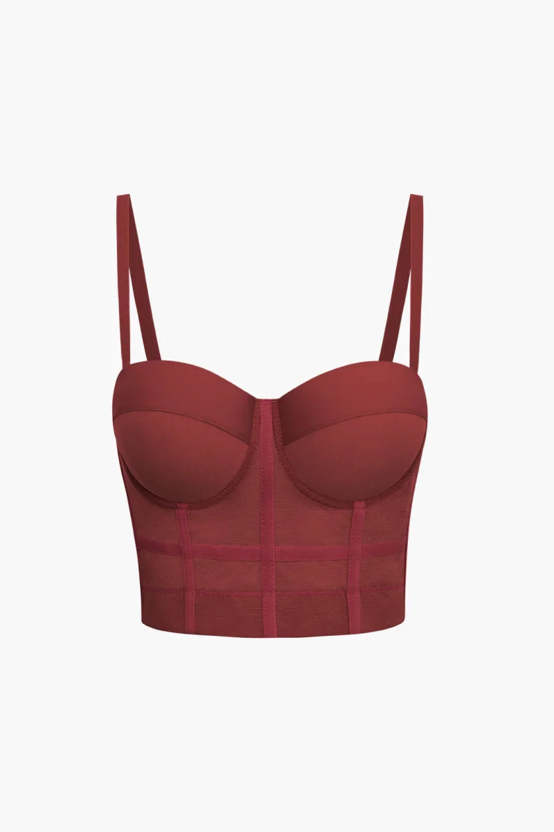 Andrea | Top corsetto bustier in rete traspirante - immagine 6
