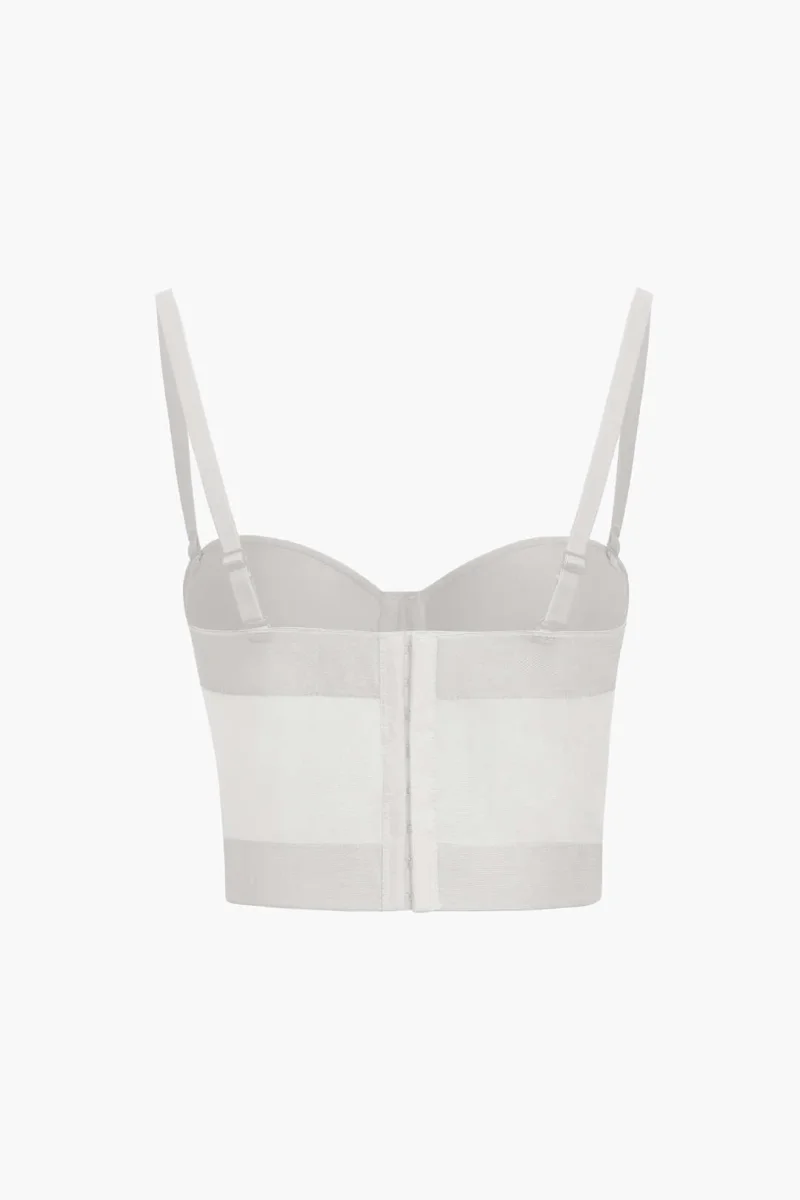 Andrea | Top corsetto bustier in rete traspirante - immagine 9