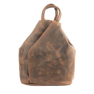 Zaino-Monospalla in cuoio naturale