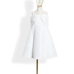 Abito Bambina Midi Fiocco Chic '60