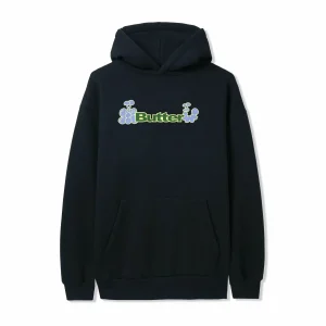 BUTTER GOODS BUGS PULLOVER BLACK