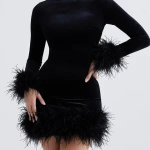 Christine | Mini abito casual a maniche lunghe