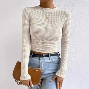 Darcy | Top corto a maniche lunghe