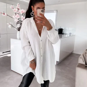 Freya | Blusa estiva in morbida mussola di cotone