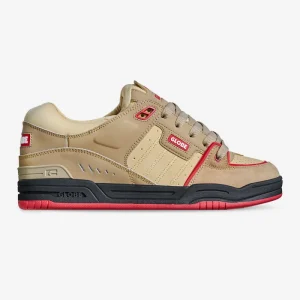 GLOBE FUSION KHAKI/RED