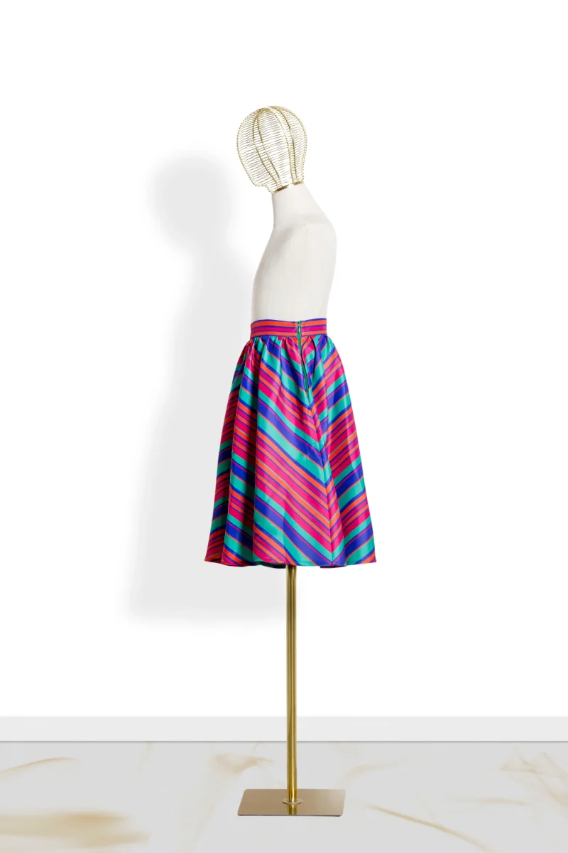 Gonna Bambina Midi Rigata - immagine 3