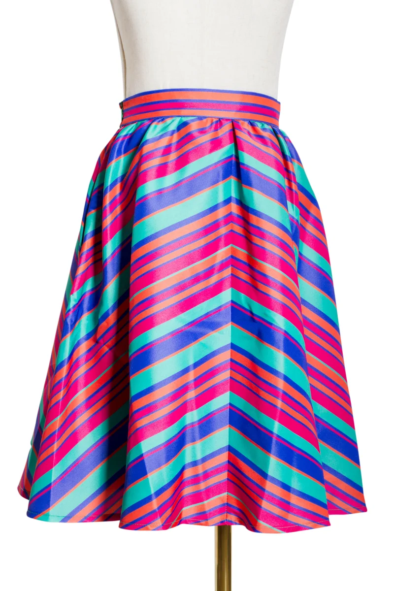 Gonna Bambina Midi Rigata - immagine 6