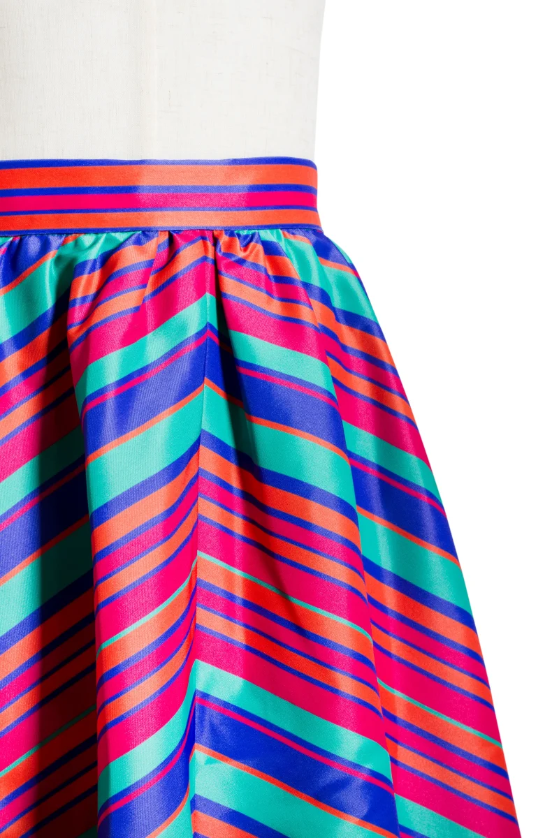 Gonna Bambina Midi Rigata - immagine 8