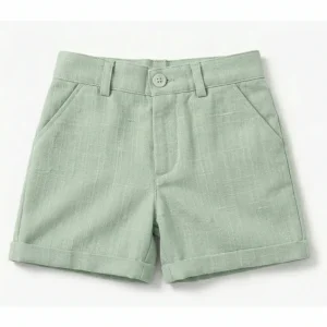 Bermuda Battesimo Bimbo Verde Salvia