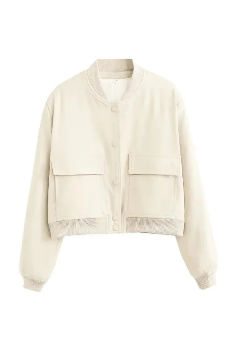 Maria | Giacca corta button-up stile college