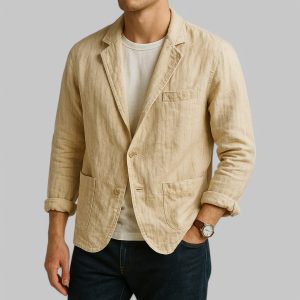 Gianleone | Cardigan leggero e traspirante in lino