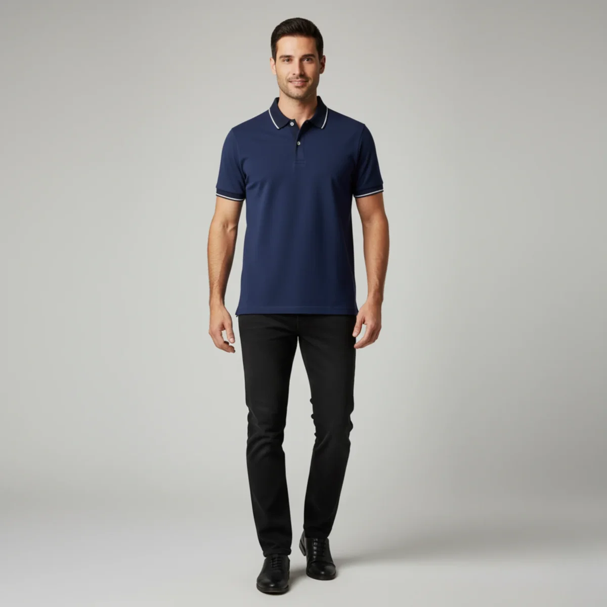 Giorgio | Polo Elegante da Uomo – Ultra Aderente, Comfort Superiore & Stile Moderno - immagine 9