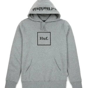 HUF BOX LOGO HOODIE GREY
