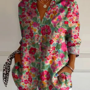 Heidi | Elegante camicetta floreale