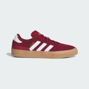 ADIDAS BUSENITZ VULC II BURGUNDY/WHITE/GOLD METALLIC