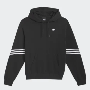 ADIDAS CLASSIC HOODIE BLACK/WHITE