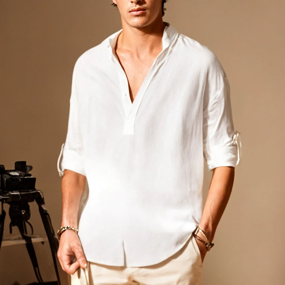 Jack | Camicia per il tempo libero rilassato in fibra naturale - immagine 3