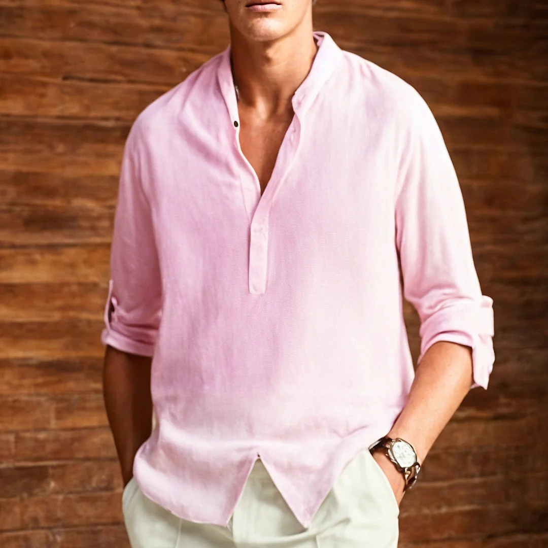 Jack | Camicia per il tempo libero rilassato in fibra naturale - immagine 8